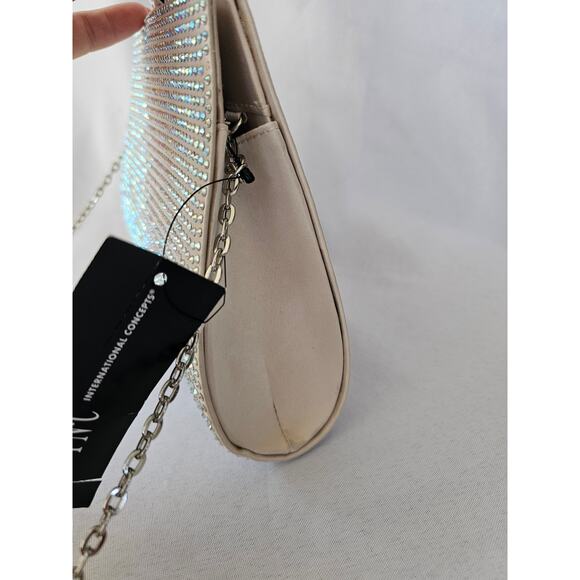 I.N.C. International Concepts Brynn Bangle Clutch Champagne Color NWT - Picture 3 of 12